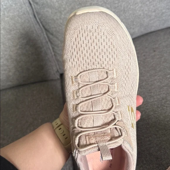 Skechers Women's Light Pink Sneakers - Picture 5 of 7